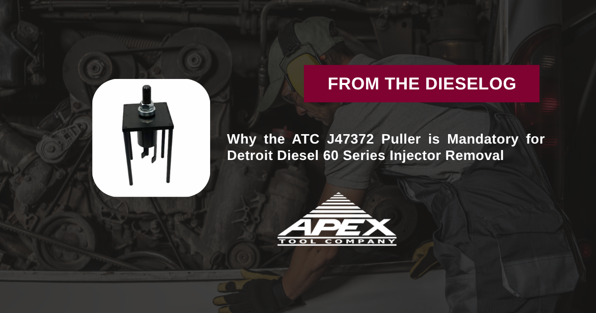 ATC J47372 Heavy Duty Detroit Diesel Series 60 Engine Fuel Injector Puller Tool J-47372